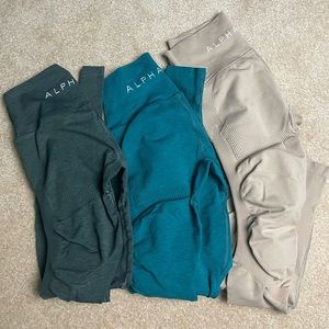 3 Alphalete Aero Leggings